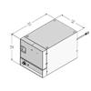 125-220  Stackable Oven for 220 volt AC, with thermostat. Temperature 100-550° F (38-288° C). 57kg Capacity